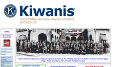 Desktop Screenshot of kiwanis30.org